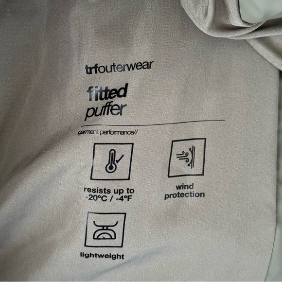 ZARA Green Fitted Hooded Puffer Jacket - Picture 6 of 8